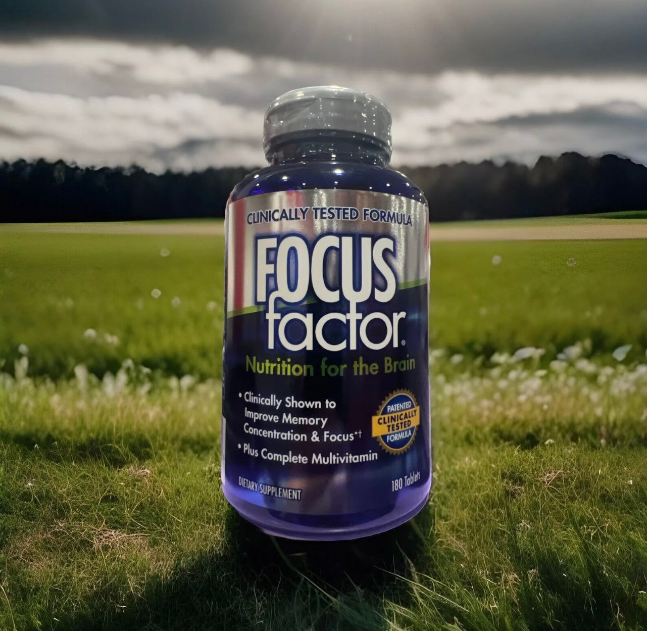 Focus Factor Brain Supplement - 180 Tablets