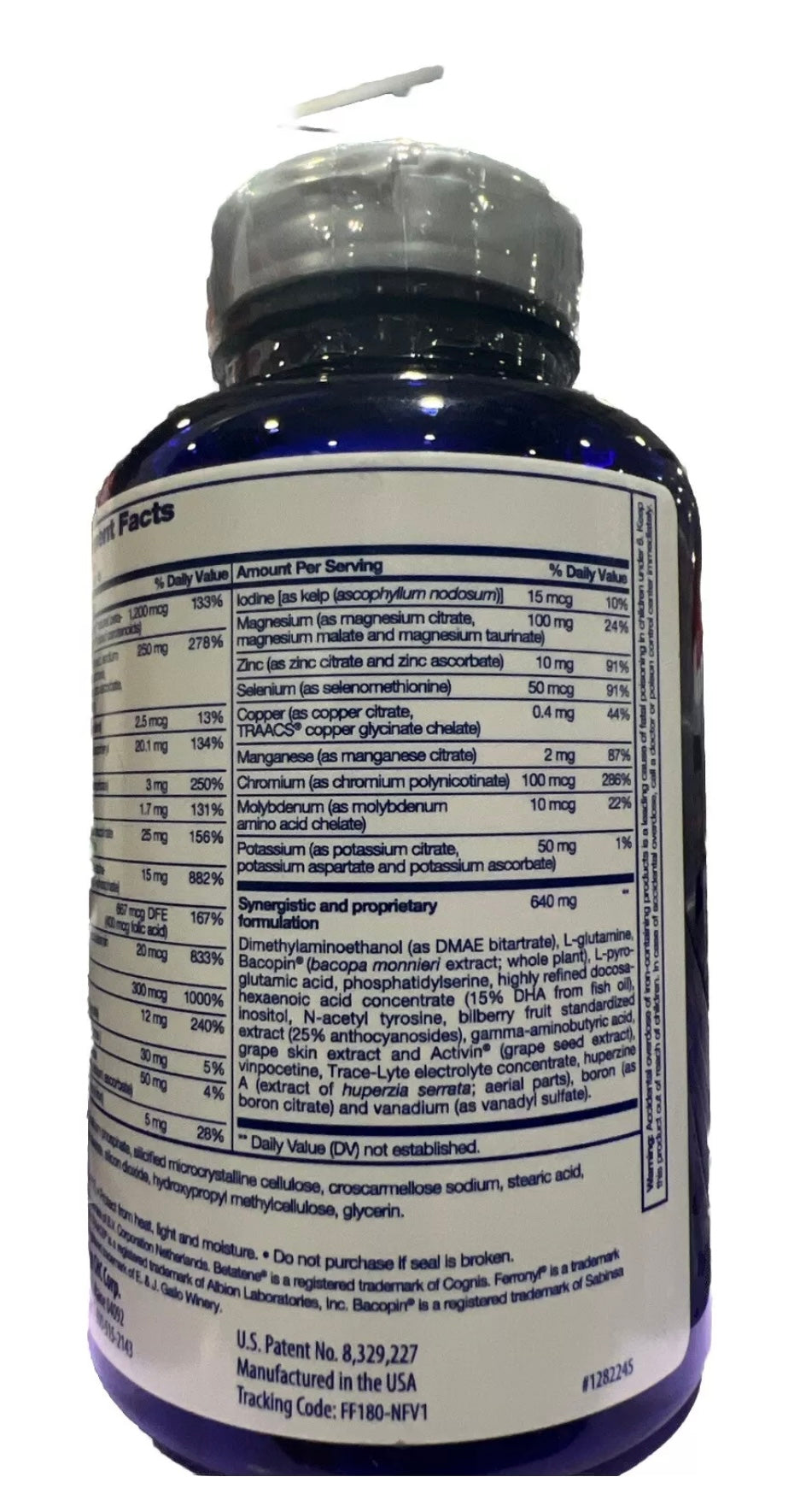 Focus Factor Brain Supplement - 180 Tablets